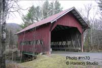 Stowe, VT - White Caps Bridge - Winter
